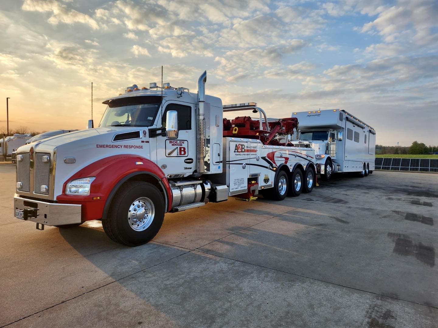 Bolin Services can tow your camper, RV, or oversized vehicles of any type!